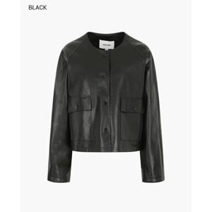 [나이스클랍][나이스클랍]페이크 레더 자켓N241PWL151_DG