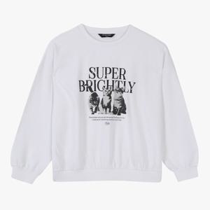 [더데이걸]모노 실사 스웻셔츠 TGMA25101 [모다아울렛 남양주점]