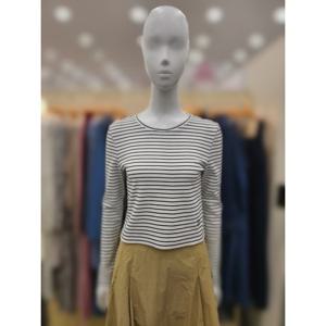 [플라스틱아일랜드]스트라이프 슬림 티셔츠 PQ7CL201_DJ