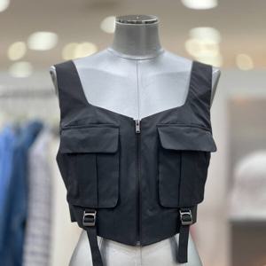 [에고이스트]EQ1WV264 가슴포켓 디테일 조끼 베스트_DG