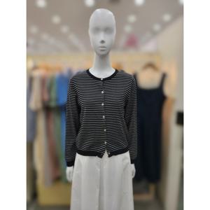 [플라스틱아일랜드]스트라이프 니트 가디건 PR7XB006_DJ