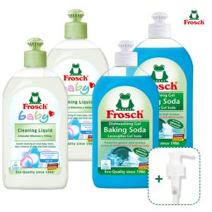 프로쉬 주방세제2종 (베이비젖병2+소다2+펌프)