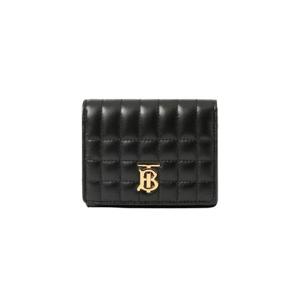 버버리 퀄티드 레더 스몰 롤라 폴딩 지갑 블랙 라이트 골드 8062372