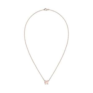 에르메스 미니 팝아슈 펜던트 로즈 골드 하드웨어   로즈 드라제 H147992FO85