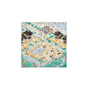 에르메스 온 더 비치 스카프 90 크렘 멘톨 에벤 H003751S03