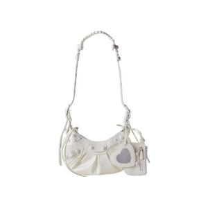 발렌시아가 르 카골 XS 숄더백 옵틱 화이트 671309210MS9000