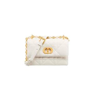 디올 미스 카로 미니백 라떼 매크로까나쥬 램스킨 S5169UDAX-M030