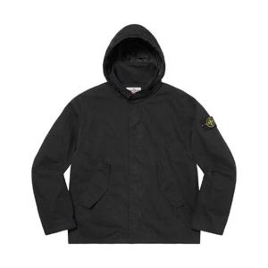 슈프림 x 스톤 아일랜드 코튼 코듀라 쉘 자켓 블랙   22SS 7625401S4-V0029