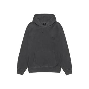 스투시 스무스 스탁 피그먼트 다이드 후드 블랙 1925021