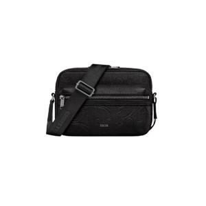 디올 라이더 2 집 메신저백 디올 그래비티 레더 그레인드 카프스킨 블랙 1ESPO340LLG-H00N