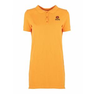 [KENZO] 라프리마 여성 니 Length 크레스트 로고 폴로 원피스 FC62RO7074PU36 오렌지 /8