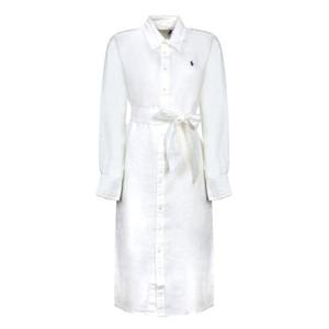 폴로 랄프로렌 미디 원피스 211943992 001 White