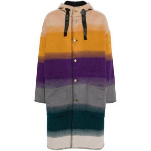 25 FW 로베르토 카발리 블랭킷 스티치 컬러 블록 코트 JNR265FE235 TP432329209