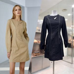 [에고이스트]HOLE 포인트 슬림 미니 원피스 EP2OOP03HJ_DG