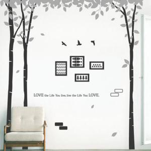 아트박스/꾸밈 im326-북유럽액자와자작나무_그래픽스티커