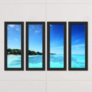 아트박스/꾸밈 ct555-에메랄드바다여행_액자세트