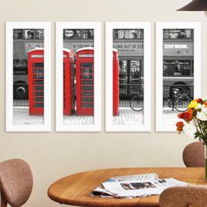 아트박스/꾸밈 it049-런던컬러포인트풍경_액자세트