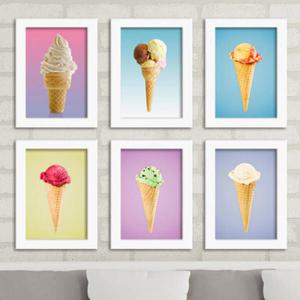 아트박스/꾸밈 cv216-상큼콘아이스크림_액자세트