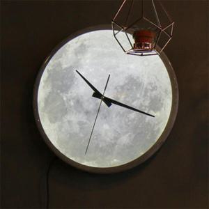 아트박스/꾸밈 nf044-LED시계액자35R_둥근보름달