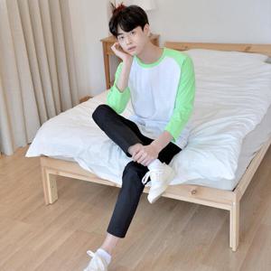 아트박스/두두 교복몰 형광 7부 나그랑 티셔츠 4colors (남여공