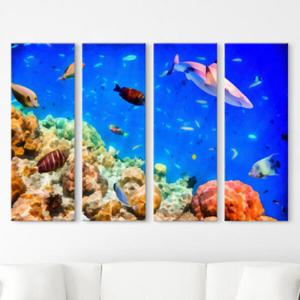 아트박스/꾸밈 cw964-아름다운바닷속_대형노프레임액자세트