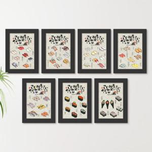 아트박스/꾸밈 iy677-일본식도락여행_인테리어액자세트