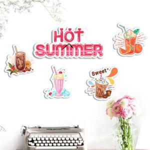 아트박스/꾸밈 nb034-인테리어벽시계-핫썸머2