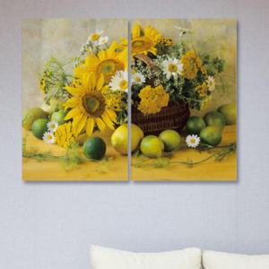 아트박스/꾸밈 pa493-아크릴액자_그림같은해바라기(대형세트)