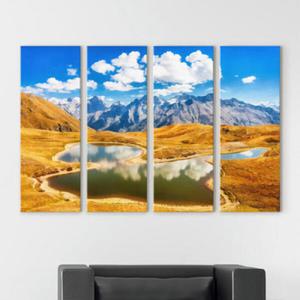 아트박스/꾸밈 iy867-조지아코룰디호수_대형노프레임세트