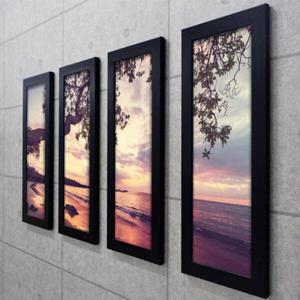 아트박스/꾸밈 iy906-오묘한빛바다석양_액자세트