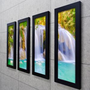 아트박스/꾸밈 iy917-깊은숲속에메랄드폭포_액자세트