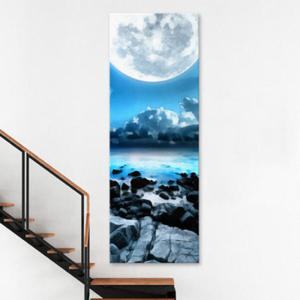 아트박스/꾸밈 ct728-바다위보름달풍경_대형노프레임