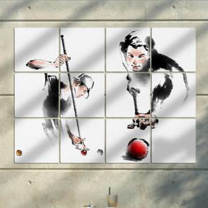 아트박스/꾸밈 pk378-멀티액자_당구의신1