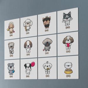 아트박스/꾸밈 id393-멀티액자_강아지랑놀자