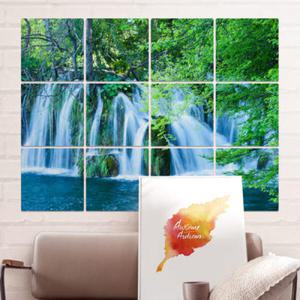 아트박스/꾸밈 cc914-멀티액자_시원해보이는폭포2