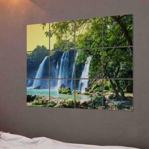 아트박스/꾸밈 cc915-멀티액자_시원해보이는폭포3