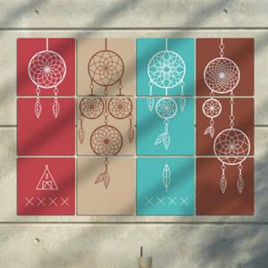 아트박스/꾸밈 pk424-멀티액자_드림캐처3