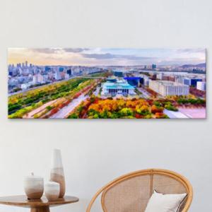 아트박스/꾸밈 it306-서울빌딩숲_대형노프레임