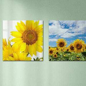 아트박스/꾸밈 te016-폼아크릴액자56CmX56Cm_하늘바람해바라기