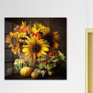 아트박스/꾸밈 te149-폼아크릴액자56CmX56Cm_풍수해바라기바구니