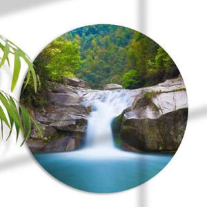 아트박스/꾸밈 pj178-대형원형아크릴액자_아름다운폭포풍경