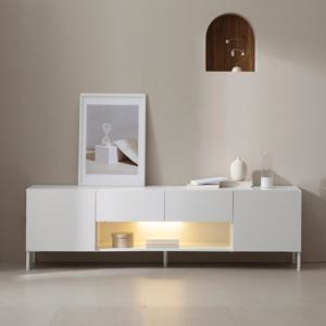 [보루네오] 에이바 LPM LED 거실장 1800 (다리형)