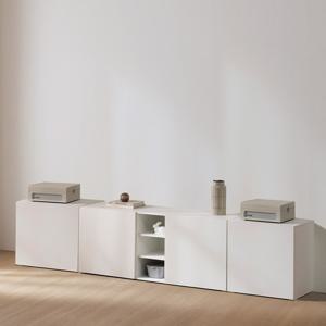 [보루네오] 에이바 LPM 높은 거실장 세트 2700