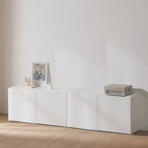 [보루네오] 에이바 LPM 높은 거실장 세트 2400