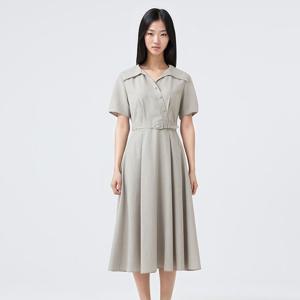 [라인어디션]사선 버튼 원피스 (NWOPOH01)