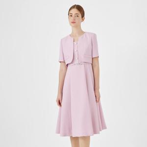 [라인어디션]반소매 자켓 원피스 (NWOPOF12)