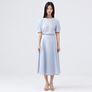 [라인어디션]라운드넥 플레어 원피스 (NWOPOH04)