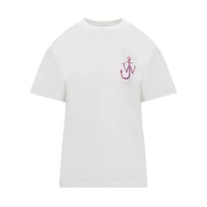 JW앤더슨 반팔 티셔츠 JT0220PG0980 001 WHITE