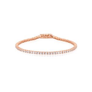 [티르리르]2mm 패션핑크 테니스 팔찌 TBSBRP00512M