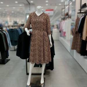 [샤트렌]HCEFOP203 호피프린트 원피스